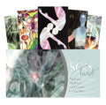 Tarot kortos The Son Tarot komplektas su dėklu ir penkiomis skirtingų motyvų kortomis, akcentuota šviesi širdies iliustracija