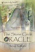 Stone Circle Oracle orakulo kortos su Sophia Kelly Shultz akvareline dangtelio iliustracija, skirtos meditacinėms praktikoms