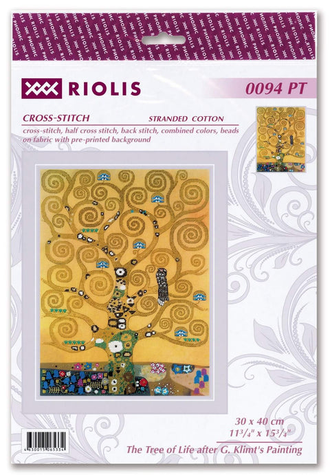 RIOLIS: The Tree of Life after G. Klimt's Painting Siuvinėjimo rinkinys iš RIOLIS Nr.: 0094 PT - HOBI.LT 🇱🇹