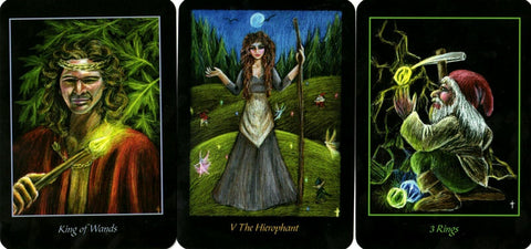 The Twilight Realm: A Tarott Of Faery kortos