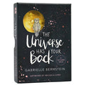 Kortų kaladė "The Universe Has Your Back" – Gabrielle Bernstein, tamsiai mėlyna dėžutė su aukso mėnuliu ir pelėda, 52 kortos
