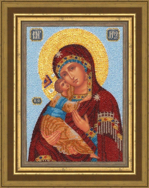 Zolotoe Runo: Theotokos of Vladimir Icon S/RT044 - HOBI.LT 🇱🇹