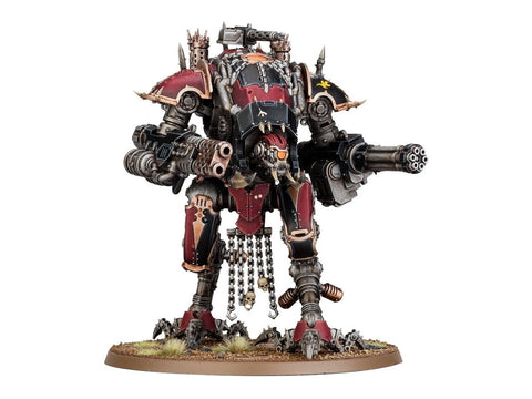 Warhammer 40,000 Chaos Knights Houndpack Lance – 7 War Dogs miniatiūrų rinkinys