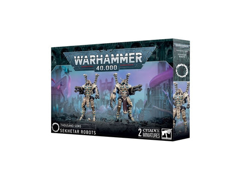 Warhammer 40,000 Thousand Sons Sekhetar Robots – 2 vnt. miniatiūrų rinkinys