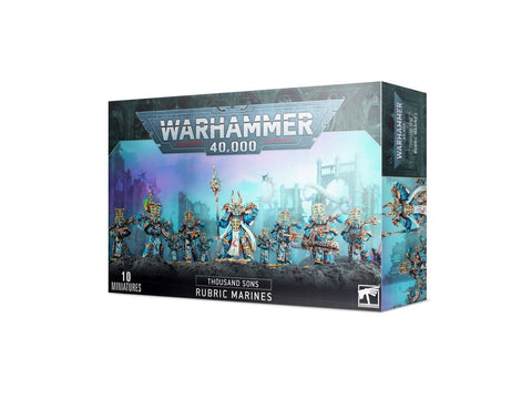Warhammer 40,000 Thousand Sons Rubric Marines – 10 miniatiūrų rinkinys