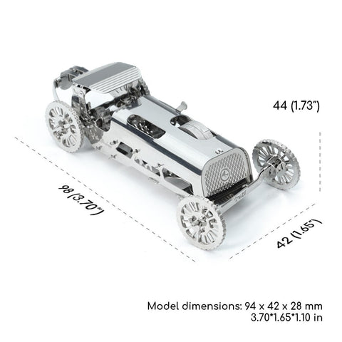 Time For Machine: Tiny Sportcar - metalinio konstruktoriaus komplektas - HOBI.LT 🇱🇹