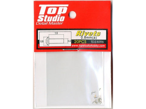 Top Studio 0,8 mm kniedės (A) – modeliams, TD23096