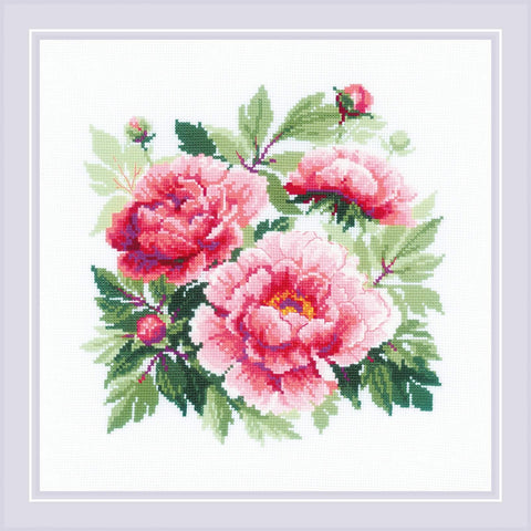 RIOLIS: Tree Peony siuvinėjimo rinkinys iš RIOLIS Nr.: 1854 - HOBI.LT 🇱🇹