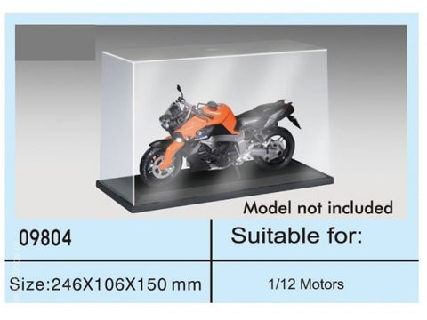 Trumpeter ekspozicinė vitrininė dėžutė 246x106x150 mm, PVC+akrilas