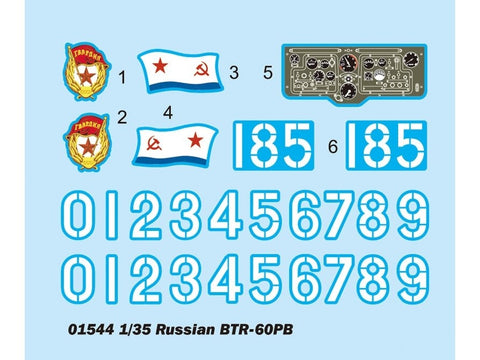 Trumpeter BTR-60PB 1/35 šarvuotis – plastikinis surinkimo rinkinys