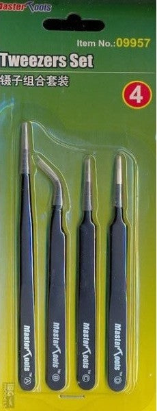 Trumpeter precizinių pincetų rinkinys modeliavimui 09957