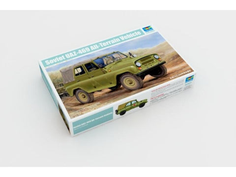 Trumpeter sovietinis UAZ-469 visureigis, plastikinis modelis 1/35