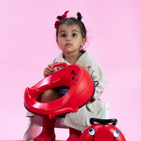 Vaikiška tualeto sėdynė Boružėlė My Carry Potty – su rankenėlėmis, neslystanti