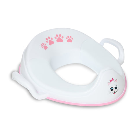My Carry Potty vaikų tualeto sėdynė Katytė – neslystanti, su rankenėlėmis, apsauga nuo išsiliejimo, nuo 18 mėn.