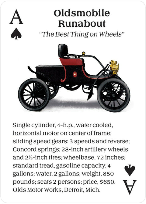 US Games Systems: Turn Of The Century Motor Cars žaidimų kortos - HOBI.LT 🇱🇹
