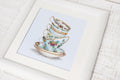 Luca - s: Turquoise Themed Tea Cups SB2325 - siuvinėjimo kryželiu rinkinys - HOBI.LT 🇱🇹