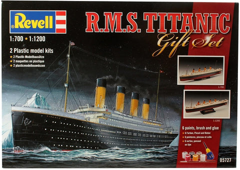 Revell: TWO Titanics in one Gift Set - PLASTIKINIS modeliavimo rinkinys - HOBI.LT 🇱🇹