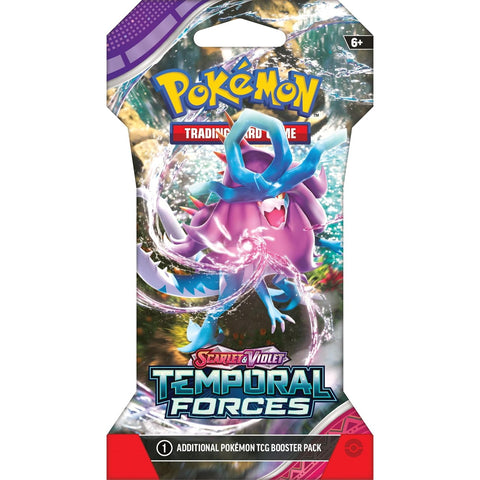 Pokémon TCG Scarlet & Violet: Temporal Forces papildymas su įmaute 10 kortų EN
