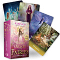 Orakulo kortos Pocket Oracle of the Fairies Karen Kay, 44 spalvingos fėjų iliustracijos kišeniniame dėkle, išsidėsčiusios vėduoklės formoje