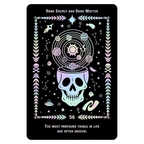 Morbid Mirror Oracle orakulo kaladė su 204 psl. vadovu, 77 kortos