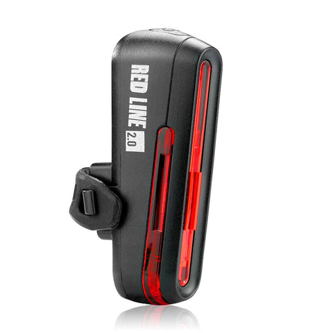 Mactronic Red Line 2.0 galinis dviračio žibintas 20 lm USB-C 360°