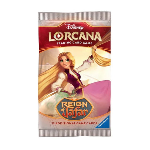 Disney Lorcana TCG: Reign of Jafar Booster – 12 kortų pakelis (anglų)