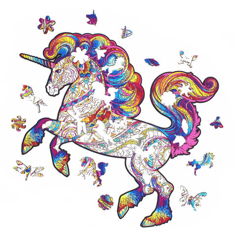 Fantasy Puzzles: Unicorn Dėlionė Iš Medžio M Dydis (160 detalių) Fantasy Puzzles - HOBI.LT 🇱🇹