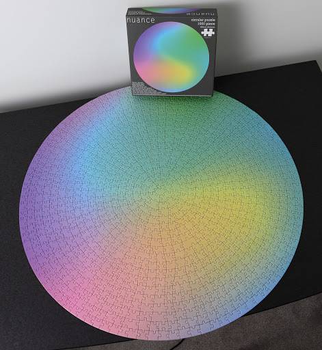 Apvali dėlionė „Nuance: magnetinis laukas“, 1000 detalių, 65 cm