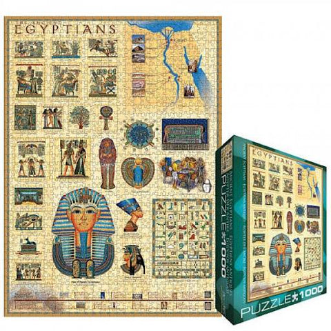 Senovės Egipto 1000 detalių dėlionė 50x70 cm istorijos gerbėjams