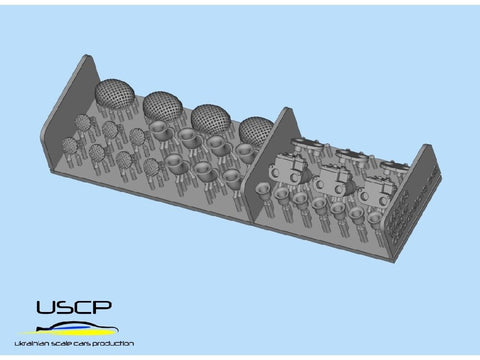 USCP Weber karbiuratorių rinkinys 1/24, 4–6 cilindrų (24A103)
