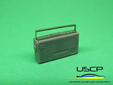 USCP Sharp GF-9191 boombox 1:24 – detalus surinkimo rinkinys