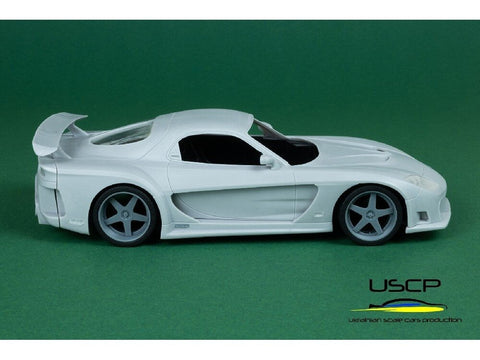 USCP Mazda RX-7 Veilside Fortune transkitas 1/24 (Tamiya), Greiti ir įsiutę