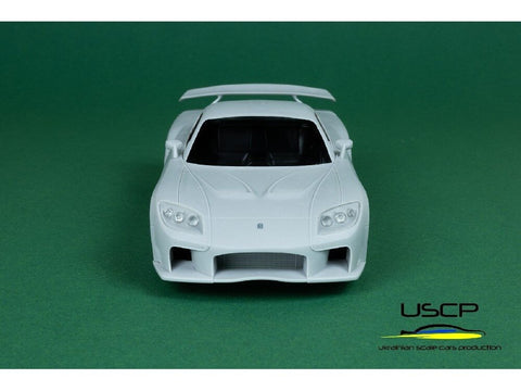USCP Mazda RX-7 Veilside Fortune transkitas 1/24 (Tamiya), Greiti ir įsiutę