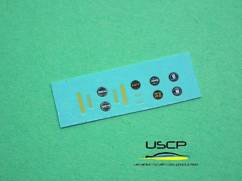 USCP sportinių vairų rinkinys 1/24 mastelis, USCP-24A055