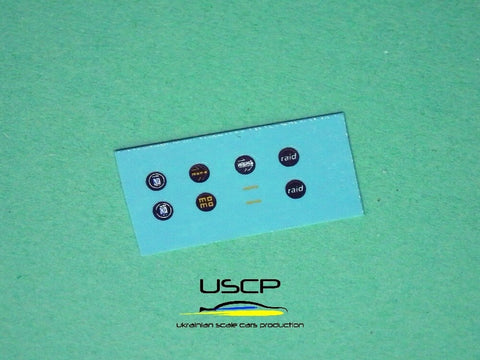 USCP klasikiniai vairai 1/24 mastelio automobilių modeliams rinkinys 24A054