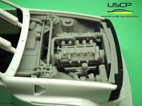 USCP dervos variklio skyrius Audi Quattro S1 Gr.B 1/24 (Beemax B24017)