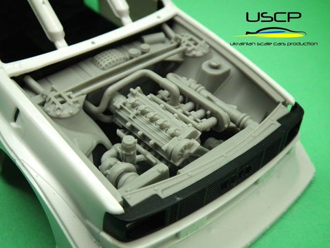 USCP dervos variklio skyrius Audi Quattro S1 Gr.B 1/24 (Beemax B24017)