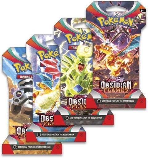 Pokemon TCG Scarlet & Violet Obsidian Flames booster 10 kortų (EN)