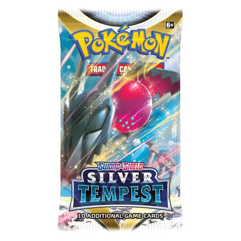Pokémon TCG Silver Tempest papildymo pakelis (10 kortų) – Sword & Shield