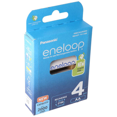 Panasonic Eneloop AA 2000mAh įkraunamos baterijos, 4 vnt.