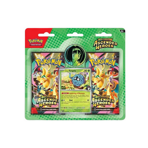 Pokémon Mega Evolution Ascended Heroes Erika kolekcinis blister rinkinys