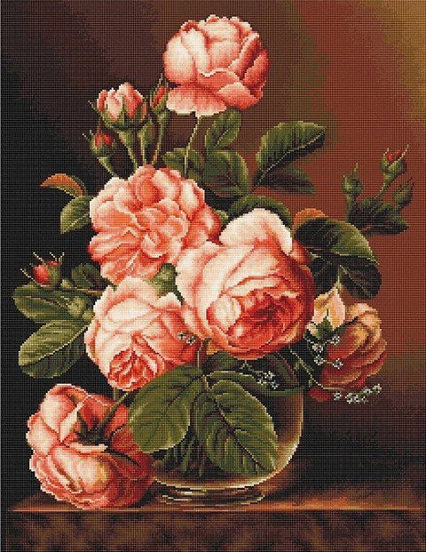 Luca - s: Vase of roses SB488 - HOBI.LT 🇱🇹