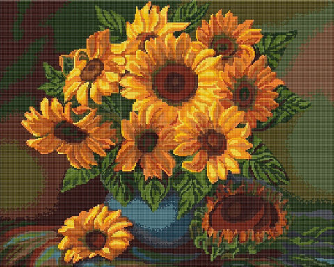 Luca - s: Vase with Sunflowers SB440 - HOBI.LT 🇱🇹