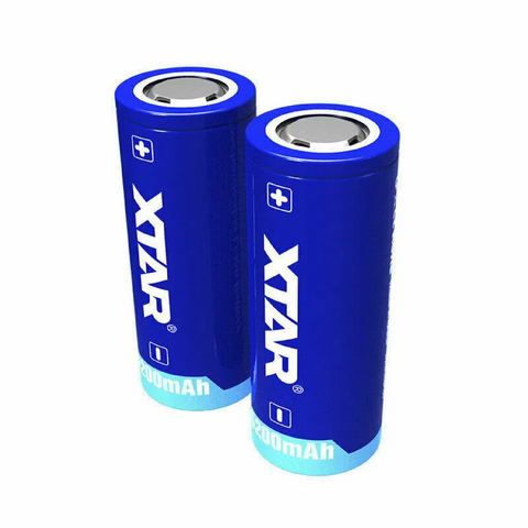 XTAR 26650 ličio jonų įkraunama baterija 5200mAh su apsauga
