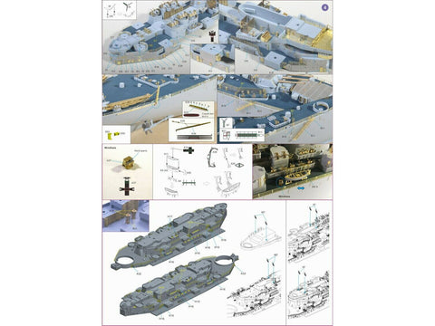 Very Fire USS Iowa BB-61 laivo detalių rinkinys 1/350 VF350010