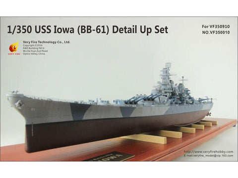 Very Fire USS Iowa BB-61 laivo detalių rinkinys 1/350 VF350010