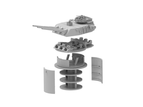USS Montana BB-67 JAV karo laivo plastikinis modelis 1/350 Very Fire