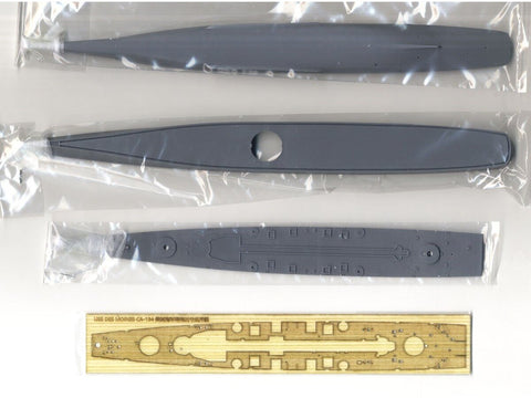 USS Des Moines CA-134 sunkus kreiseris 1/700 rinkinys Deluxe Very Fire