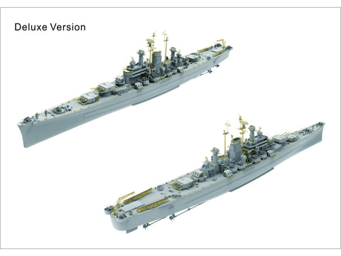 USS Des Moines CA-134 sunkus kreiseris 1/700 rinkinys Deluxe Very Fire