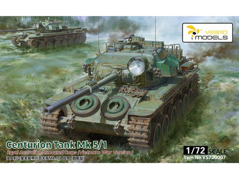 Vespid Centurion Mk 5/1 Australijos tankas 1/72 (Vietnamas)